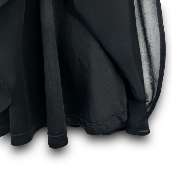 Lulus Little Black Ruffle Mini Dress Flutter Sleeves Vneckline Sleeveless XS - Picture 6 of 10